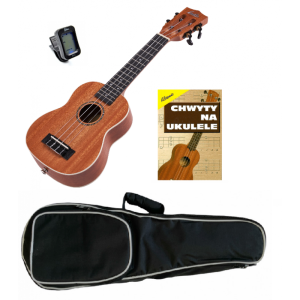 Laila UDC-2103-S - ukulele sopranowe, zestaw | Bundle | zestaw