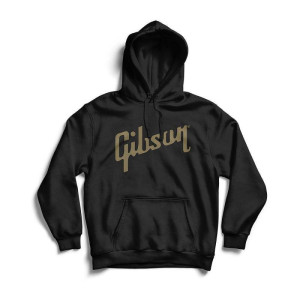 Gibson Logo Hoodie Black MD - bluza z logo Gibson | rozmiar M