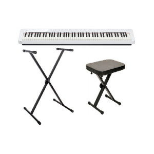 Casio PX-S1100 WE Bundle - zestaw, pianino cyfrowe z ławą i statywem | zestaw
