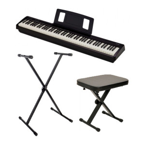 Roland FP-10 BK Bundle - pianino cyfrowe ze statywem i ławą | zestaw