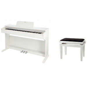 Casio AP-270 WE Set - pianino cyfrowe z ławą | zestaw