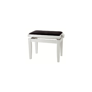 Gewa 130020 Ława biały mat, siedzisko czarne