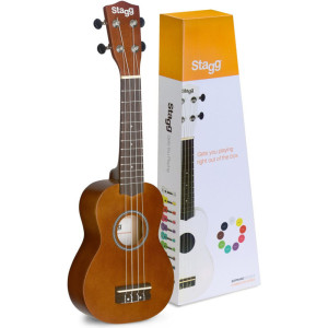 Stagg US-NAT - ukulele sopranowe z pokrowcem