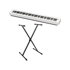 Casio CDP-S110 WE Set - pianino cyfrowe ze statywem | zestaw