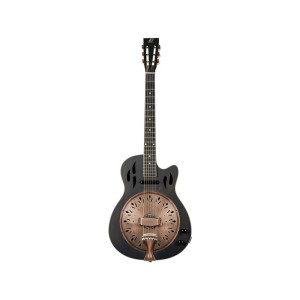 Ortega RRG40CE-DBK - gitara rezofoniczna z przetwornikiem