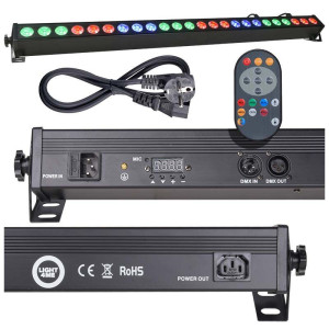 Light4Me Deco Bar 24 RGB IR - reflektor led bar | DMX + pilot IR