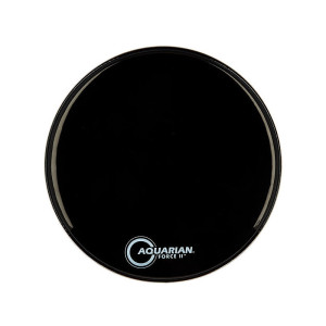 Aquarian Full Force 22' Bass Black - naciąg na bęben basowy, 22 cale