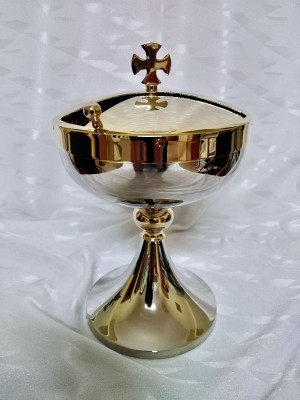 Puszka na komunikanty - polowa (wysokość - 26 cm)