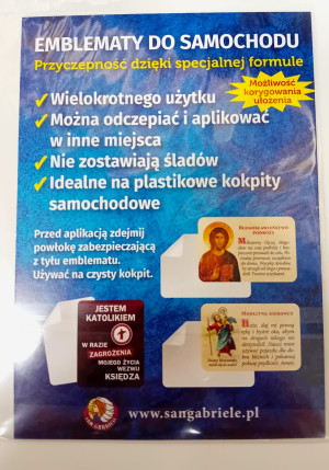 Emblemat Jestem Katolikiem