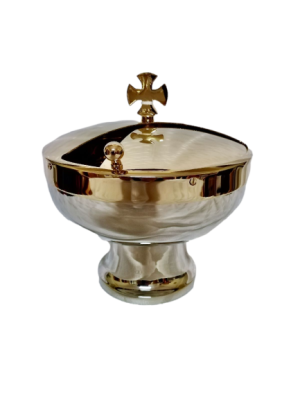 Puszka na komunikanty - polowa (wysokość - 17 cm)