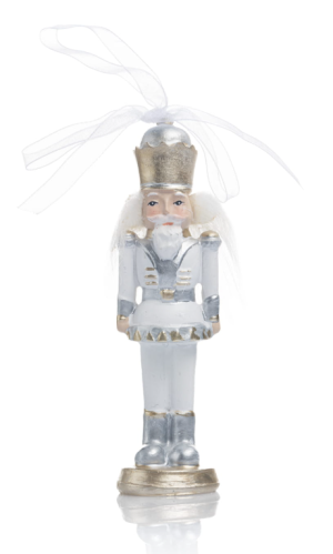 FIGURKA - OŁOWIANY ŻOŁNIERZYK - DZIADEK DO ORZECHÓW - ZAWIESZKA - 12 CM