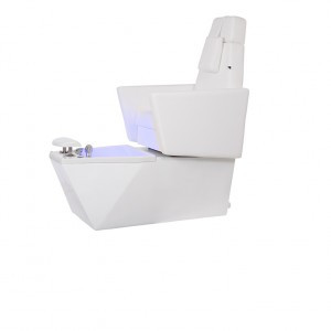 SPA Fußpflegestuhl elektrisch Whirlpool LED höhenverstellbar Arm...