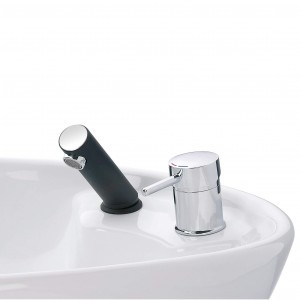 Einhebelmischbatterie "AquaPLUS" für Friseur Waschbecken mit Han...