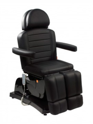 Tattoostuhl Queen Foot VII Comfort 5-motorig-schwarzes Untergestell