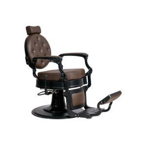 BUZZ BLACK - Friseurstuhl Bedienstuhl Friseursessel Coiffeurstuh...