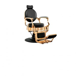 SHOR GOLD - Friseurstuhl Bedienstuhl Friseursessel Salon Coiffeu...