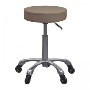SILENT FAST Hocker ergonomisch, leise Rollen, PU, höhenverstellbar