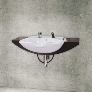 Barber Waschbecken "Contura Barbers Point" mit Ablage – Wandmont...