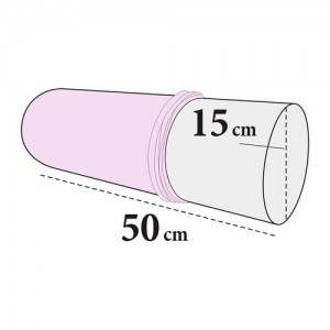 Bezug für Knierolle – Velour, 100% Baumwolle, waschbar, für 15×5...