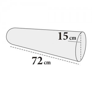 Knierolle Maxi – Ø15×72 cm, K-Leder, abwaschbar, Vollrund, Bezug...