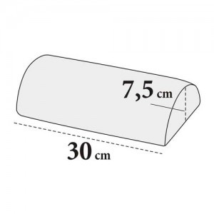 Maniküre Handauflage Halbrolle – Ø7,5×30 cm, K-Leder, abwaschbar...