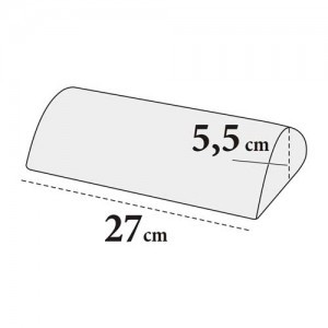 Nackenrolle Tropfenform – 5,5×27 cm, K-Leder, abwaschbar, ergono...