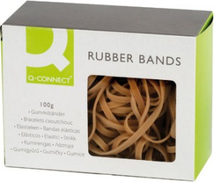 Elasticos Q-Connect 100 Gr 120X10 mm Numero 12