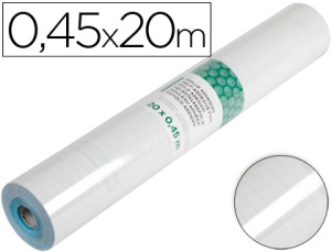 LIDERPAPEL Rolo Adesivo Transparente Rolo de 0,45 X 20 Mt