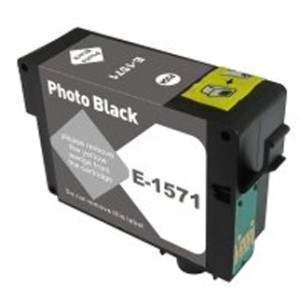 Tinteiro Compatível EPSON T1571 (C13T15714010) - Preto Foto