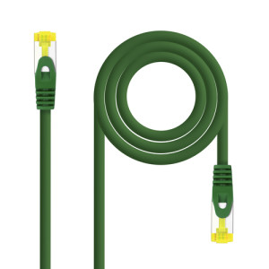 Cabo de Rede RJ45 Cat6a SF/UTP Verde (3 mts) - Nanocable