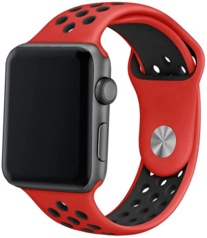 Correia Apple Watch Series 1/2/3/4/5/6/7/SE (42 / 44mm) Sport (Vermelho) - COOL