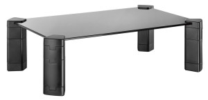 Suporte de Elevação Vidro p/ Monitor (Preto) - AISENS
