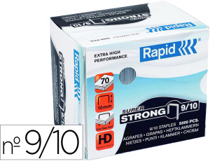 Pack 5000x Agrafos Super Strong Galvanizados Nº9/10 - RAPID