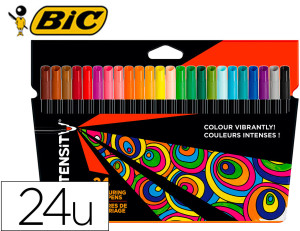Marcador Intensity Estojo De 24 Cores Sortidas