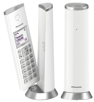 Pack 2x Telefones s/ Fios TGK212 Duo (Branco) - PANASONIC