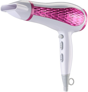 Secador de Cabelo 2200W (Branco/Rosa) - JOCEL