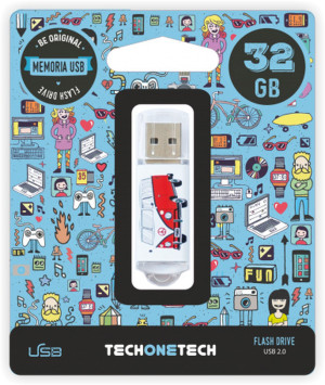 Pen Drive 32GB Tec4004 (Camper Van) - TECHONETECH