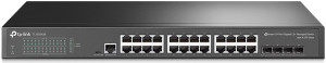 Switch JetStream 24 Portas Gigabit Managed + 4 Portas SFP - TP-LINK