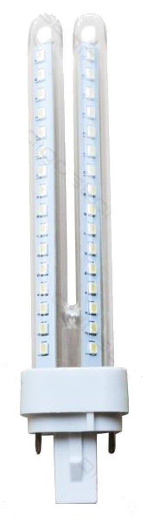 AIGOSTAR Lampada LED PLC G24 2U 220V 11W 4000K 360º 1070Lm