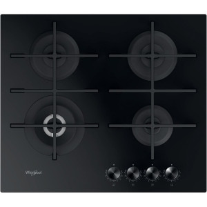 Placa a Gás Embutida 59cm 4 Zonas GOWL 628/NB (Preto) - WHIRLPOOL