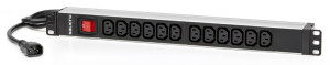 Extensão PDU 12 Tomadas p/ Rack 19" SPS 12F C13/C14 c/ Interruptor (1.5 metros) - SALICRU