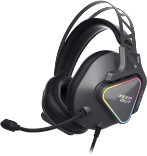 Auscultadores Headset Gaming HXPRO+ (Preto) - KEEP OUT
