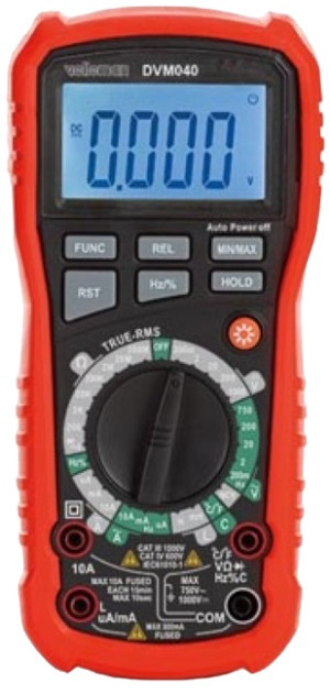 Multímetro Digital CAT III 1000V / CAT IV 600V - VELLEMAN