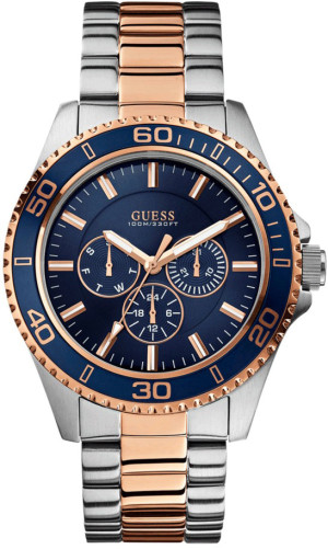 Relógio Analógico W0172G3 40MM (Rose Gold / Azul) - GUESS