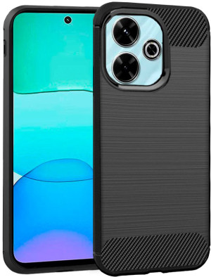 Capa p/ Xiaomi Redmi 13 / Poco M6 Carbono (Preto) - COOL