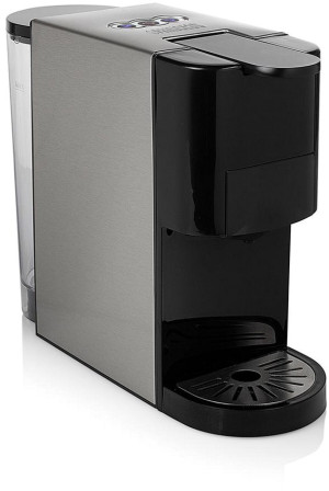 Máquina de Café Multicápsula "5-EM-1" 0,8L 1450W (Preto/Prateado) - PRINCESS
