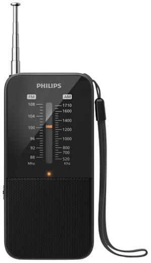 Rádio Portátil TAR1509/00 AM/FM Analógico (Preto) - PHILIPS