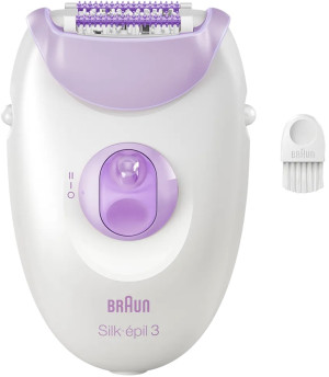 Depiladora Silk-épil 3 3-000 (Roxo/Branco) - BRAUN