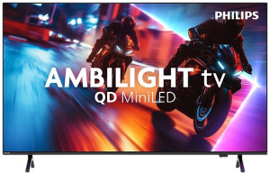Smart TV QD MiniLED 55" 55MLED910/12 4K Ultra HD Ambilight (Preto) - PHILIPS