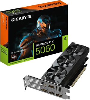 Placa Gráfica NVIDIA GeForce RTX 5060 "Blackwell" OC Low Profile 8G GDDR7 DLSS4 - GIGABYTE